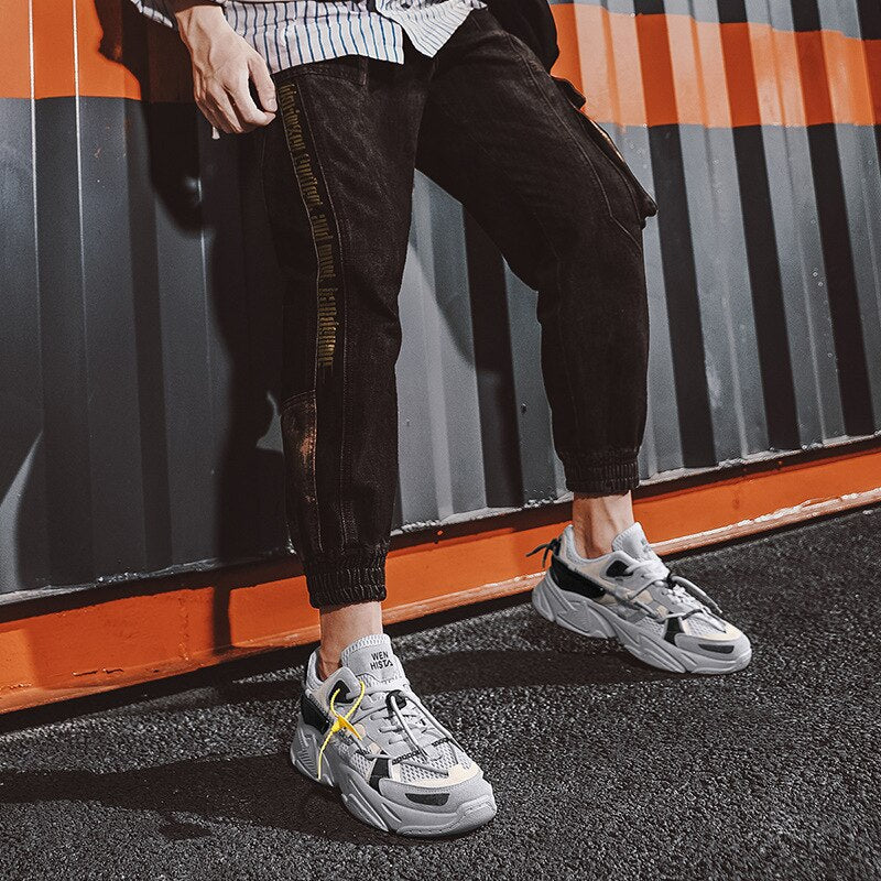 レトロスニーカー メンズ ランニングシューズ