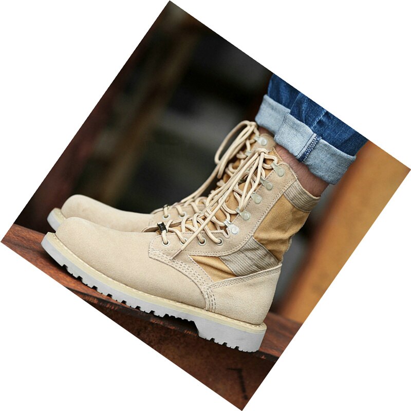 通気性のある男性/女性用ミリタリーブーツ