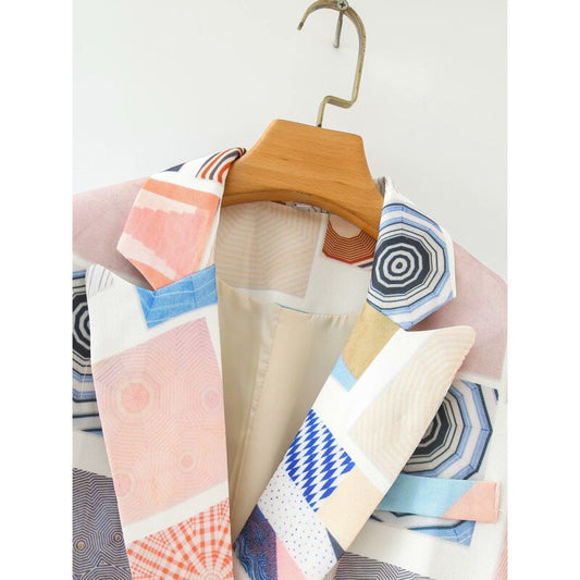 New Lapel Long Sleeve Loose Fit Jacket