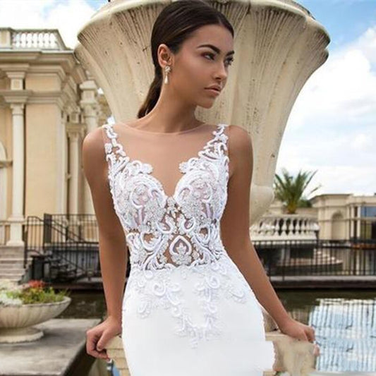 Simple Boho Beach Wedding Dress