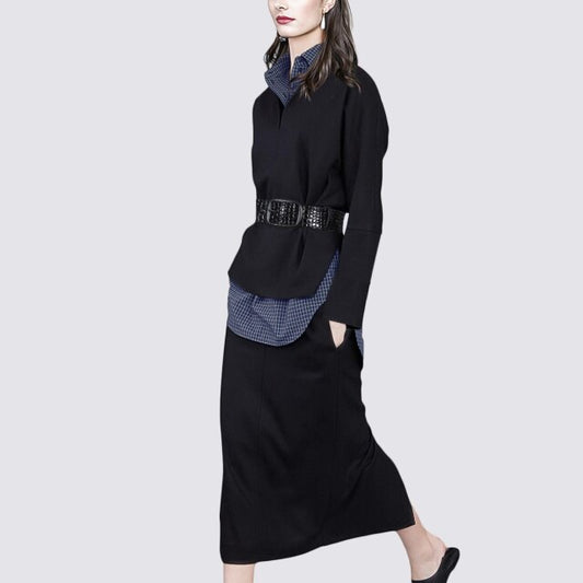 three-piece suit spring shirt skirt suit