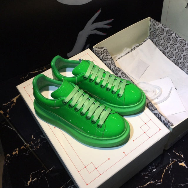 Sport Shoes Lady Popular Flat Breathable Platform Footwear