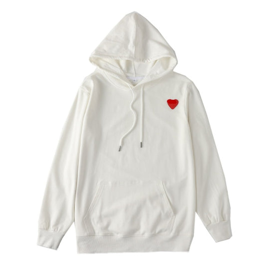 Hooded soft solid cotton Long sleeve t-shirt