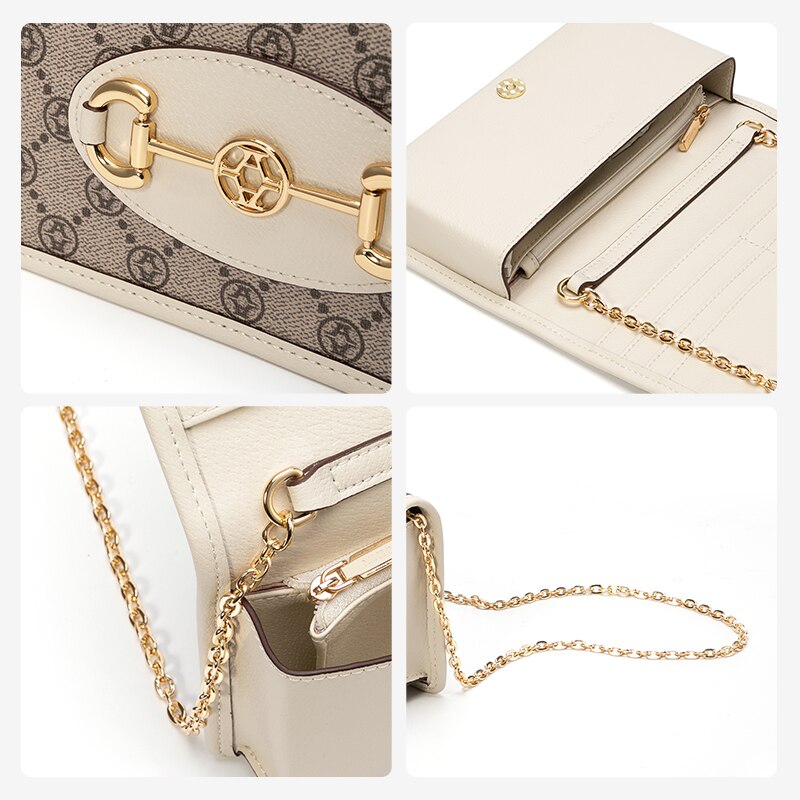 レトロな老眼の女性用バッグ ワイルドショルダーメッセンジャーエンベロープバッグ