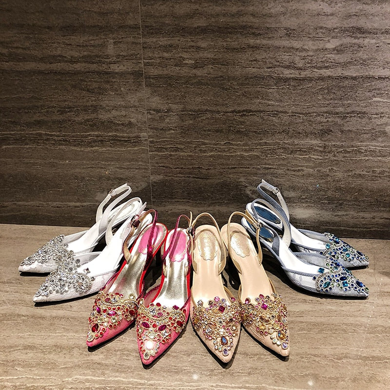 Fashion Shoes Luxury Women High Heels 8cm Sandals