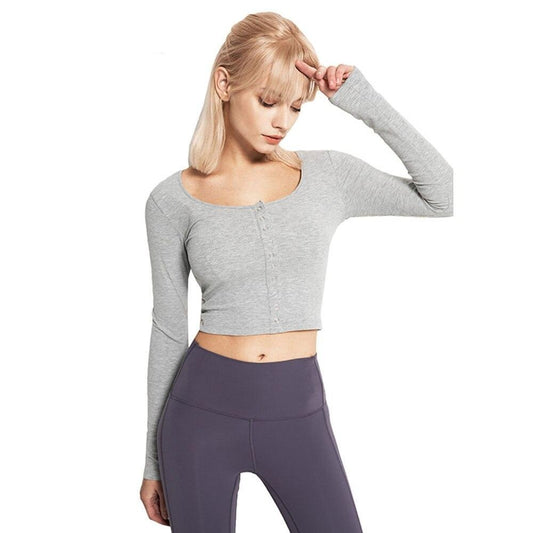 Woman Knit Cropped Tops T-shirts
