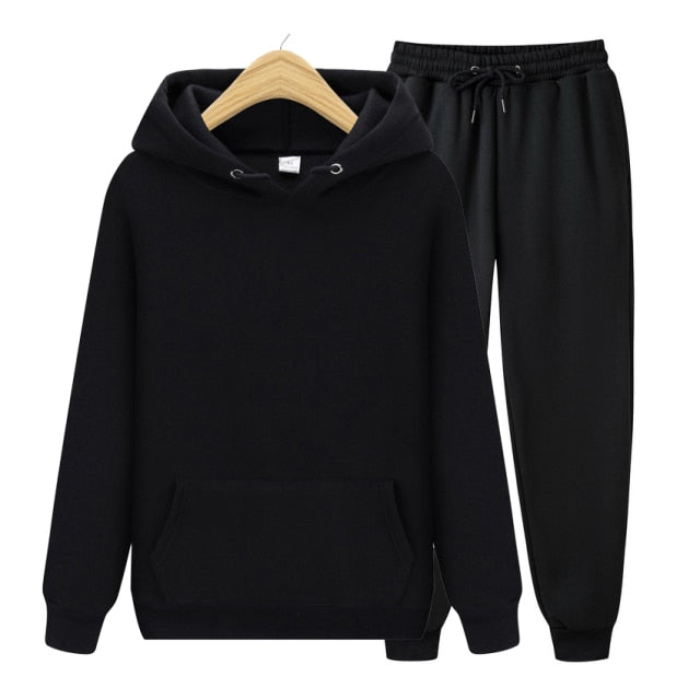 New Lady/Men Hoodie Set Sportswear
