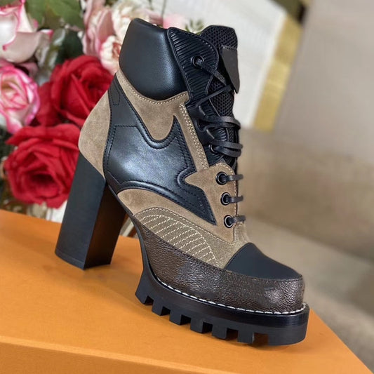 ヒールハイヒールブーツ女性靴