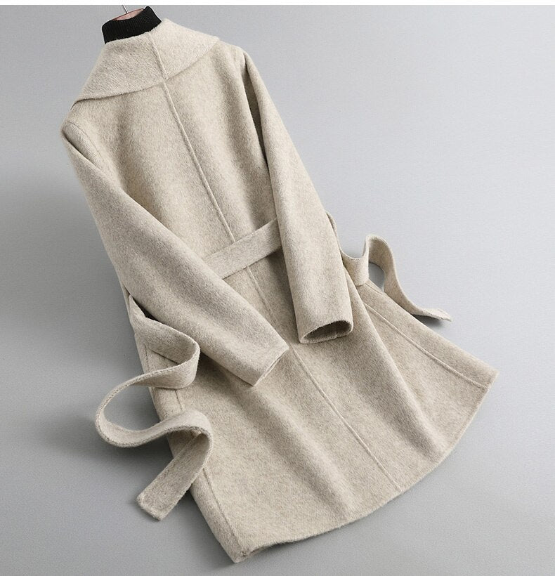 高級両面カシミアコート