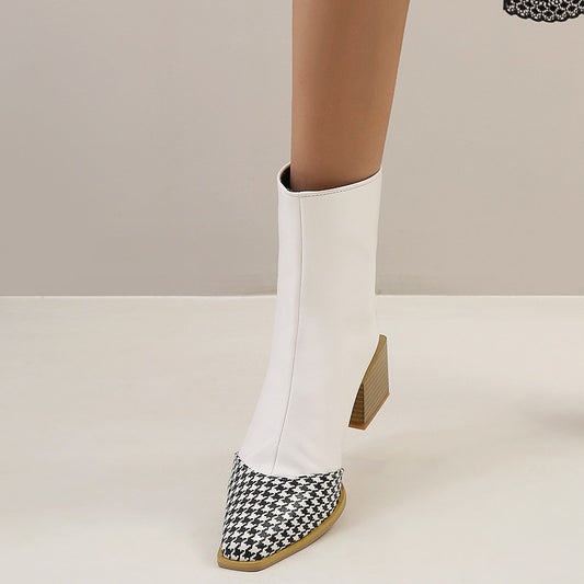 Women's Ankle Boots Chunky Heels