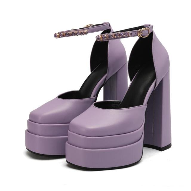Thick High-heeled Shoes Platform Women Sandals