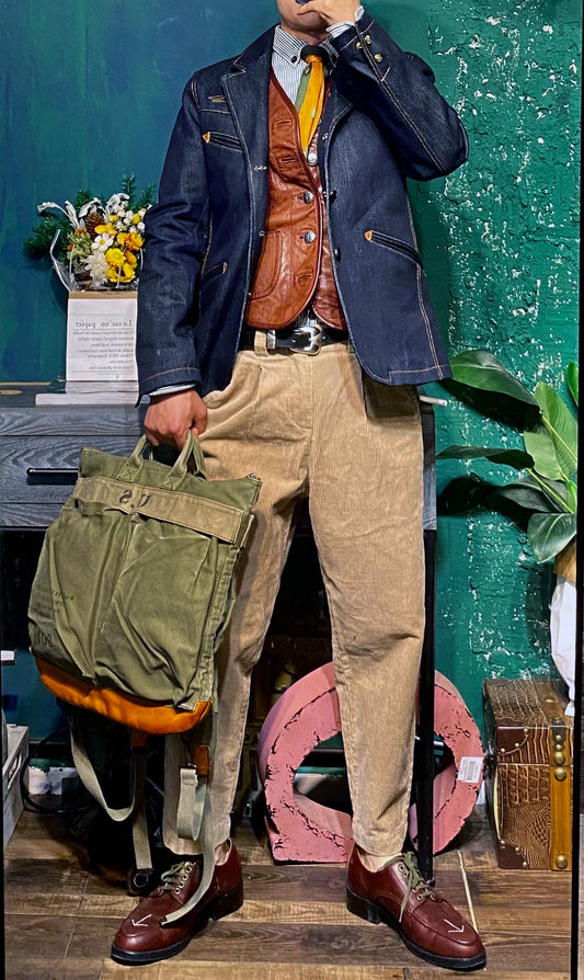 ワックスキャンバス 防水バックパック ヴィンテージバッグ