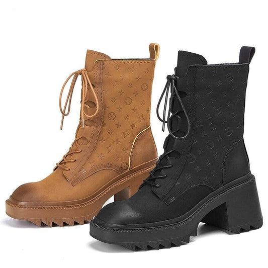 レディースブーツハイヒール厚底