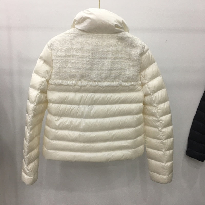 女性用軽くて暖かいダウンジャケット