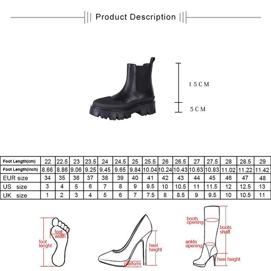 Women Round Toe New Trend Boots