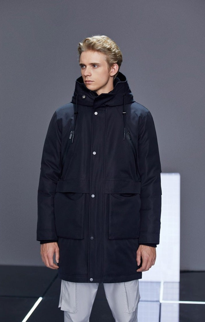 Men's Duck Down Hooded Tooling Down Outwear