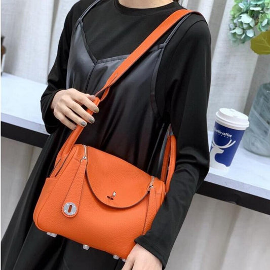 本物の牛革ファッションレディーストートバッグ