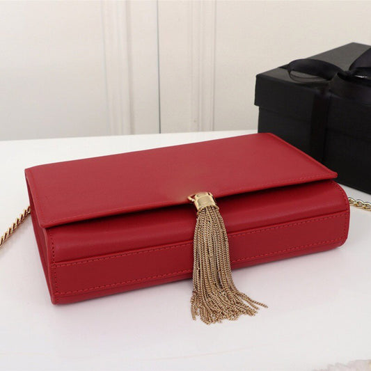 タッセル付き高級チェーンウォレットデザイナー