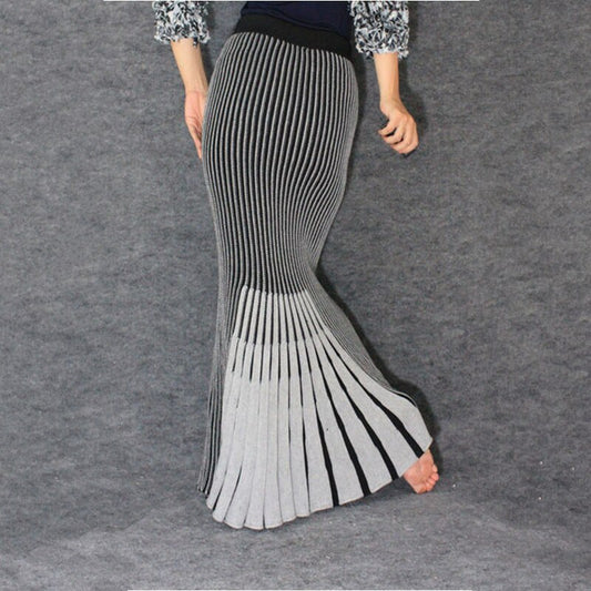 Slim Thick Knitted Winter Skirts For Women