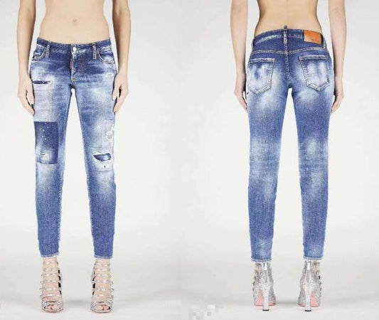 メンズ/レディース カジュアル ジーンズ ペンシルパンツ バイク