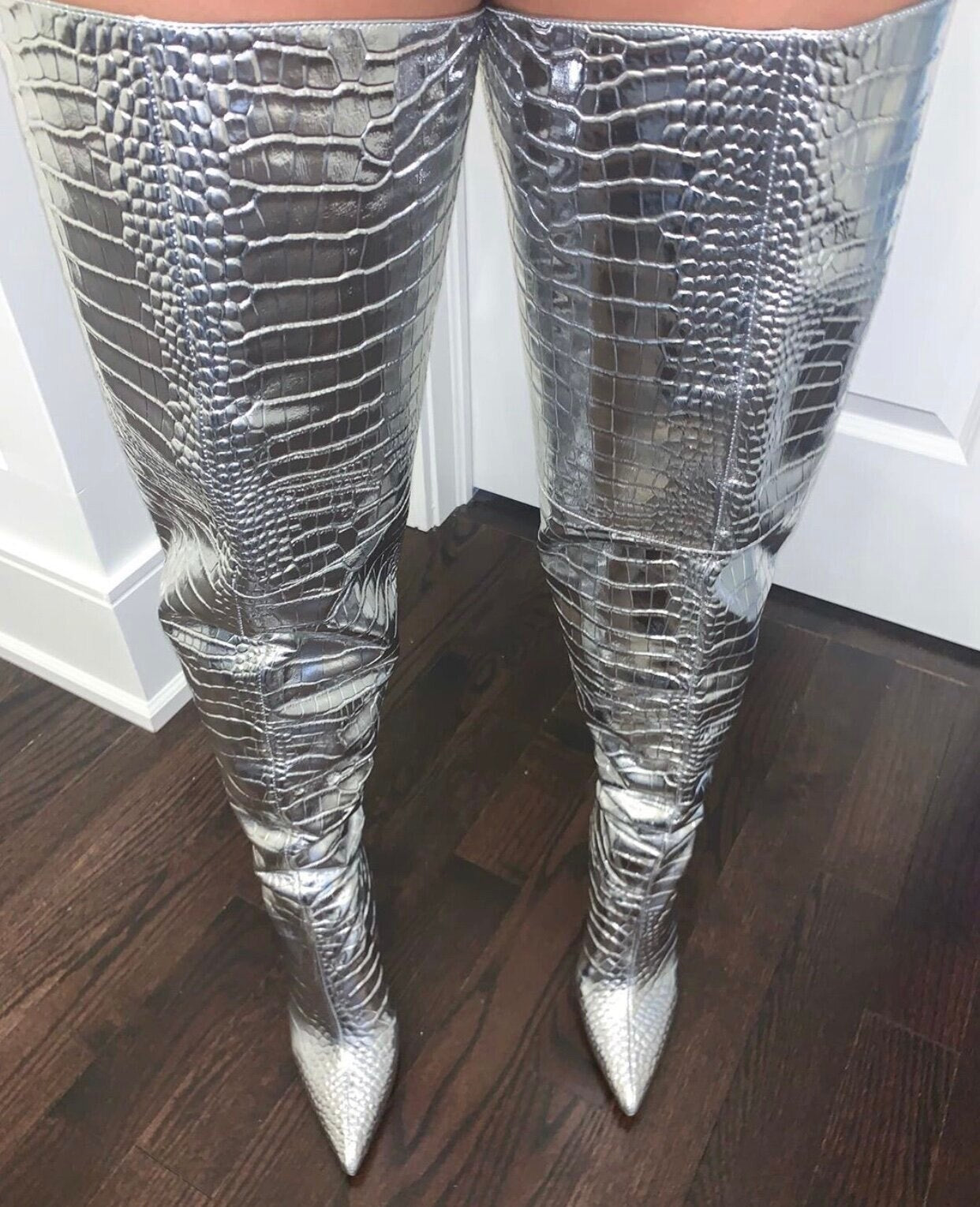 Sexy Women Tight High Boot Dress Shoes