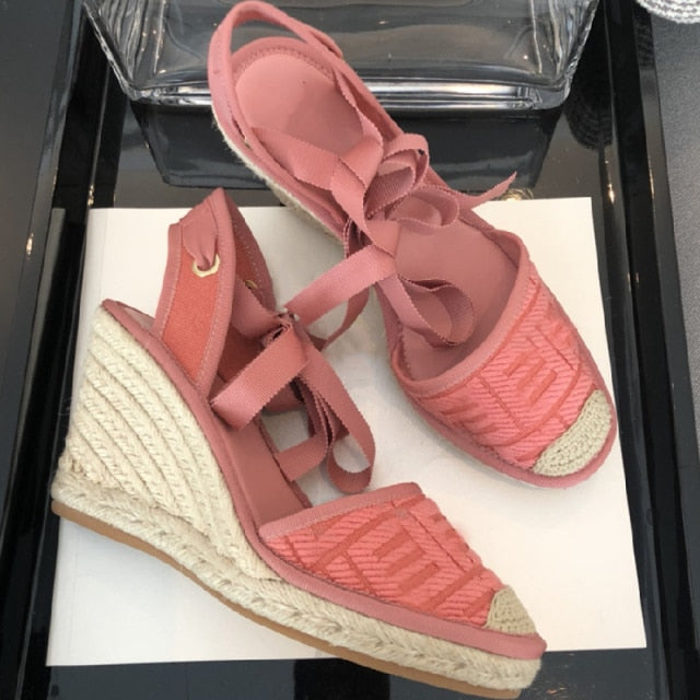 Weaving Women Shoes Summer Ladies Sandals