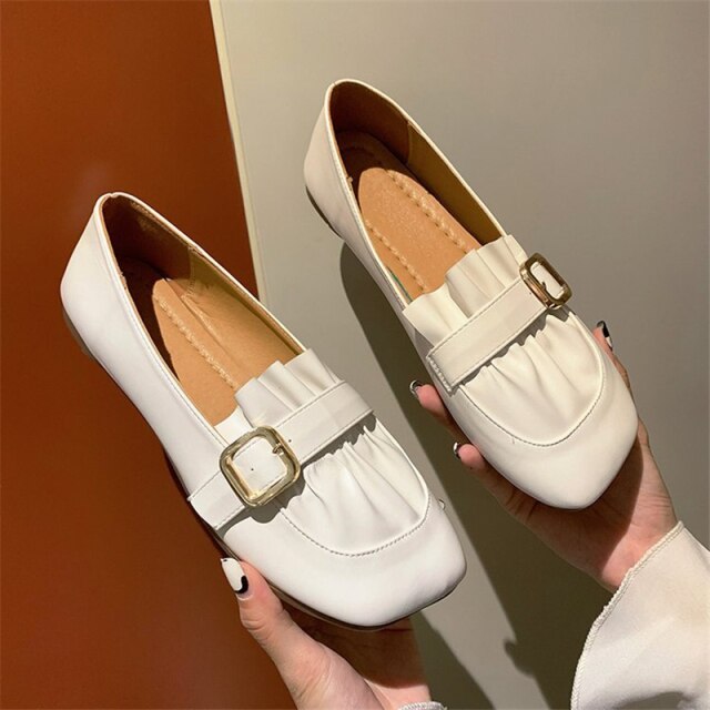 women's single shoes Mary Jane shoes loose Loafer