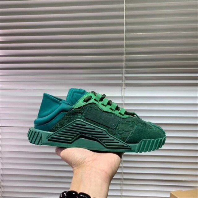 Women's Sneakers Mixed Colors Green Rome Low Heel