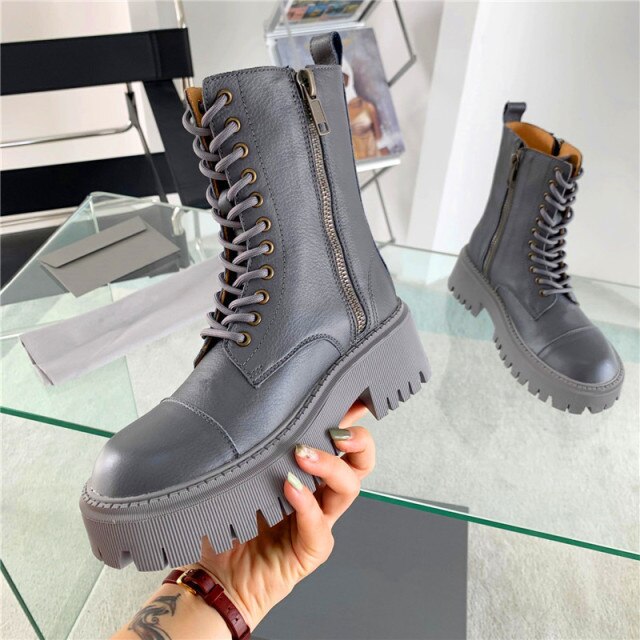 冬用レディースショートブーツ ラウンドトゥ