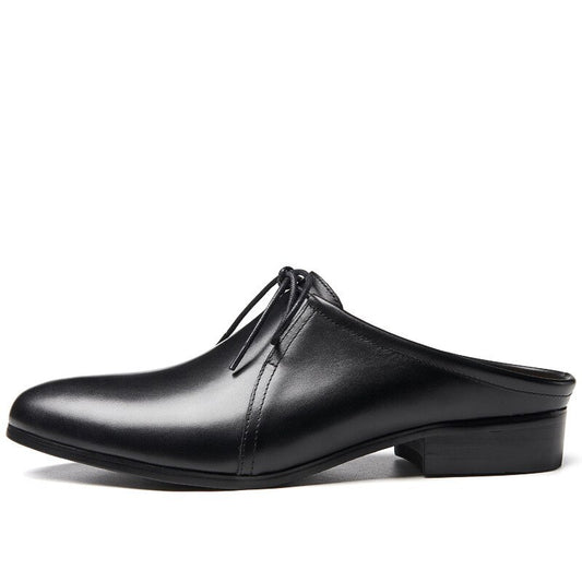 Men Casual Slippers Luxury White Black Dress Shoes Sandals