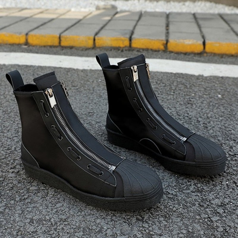 Women Casual Genuine Leather Cowhide White Boots