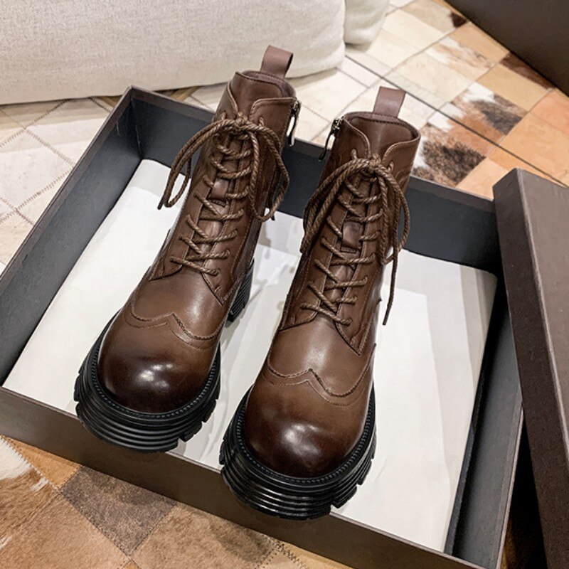 レディース 冬用 フリース裏地 暖かい モトバイカー アンクルブーツ