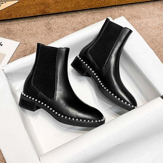 オフィスレディ ヴィンテージ カジュアル エレガント 簡潔 アウトドアブーツ