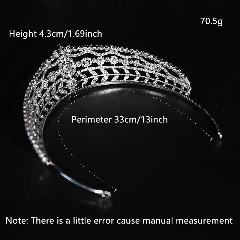 Zircon Crown Wedding Headwear Hair Accessories Bridesmaid