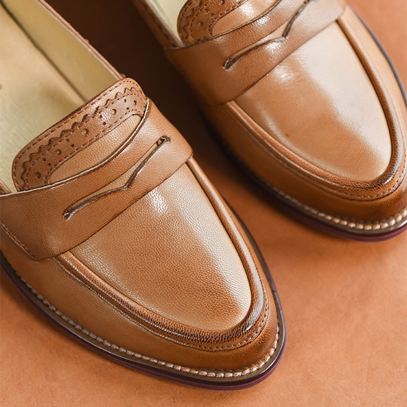 Women Platform Sneakers Flat Casual Black Oxford