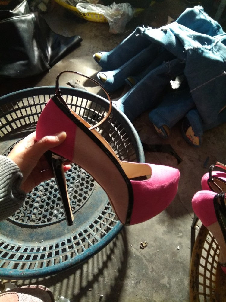 Woman Big Size Sandal Summer Fashion Stiletto Heel