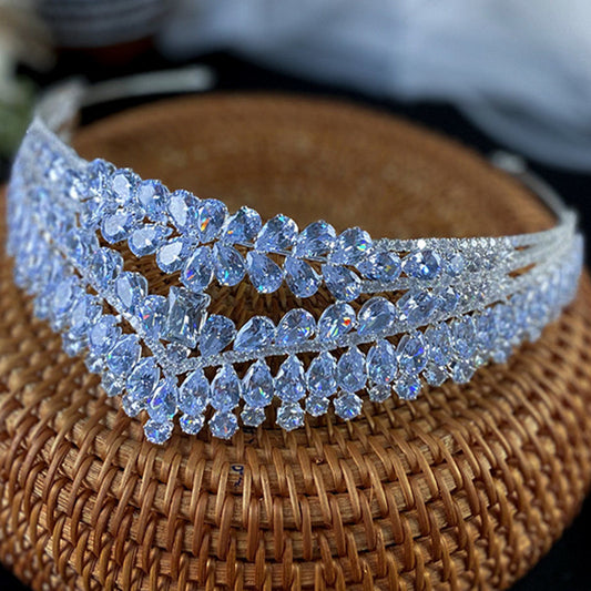 Princess Wedding Tiaras Party Prom Women Hair Jewelry Accessories