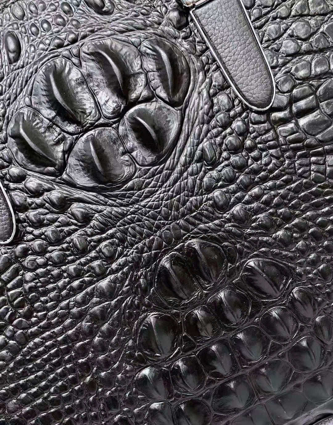 メンズハンドバッグ クロコダイル 牛革 ラップトップショルダーバッグ