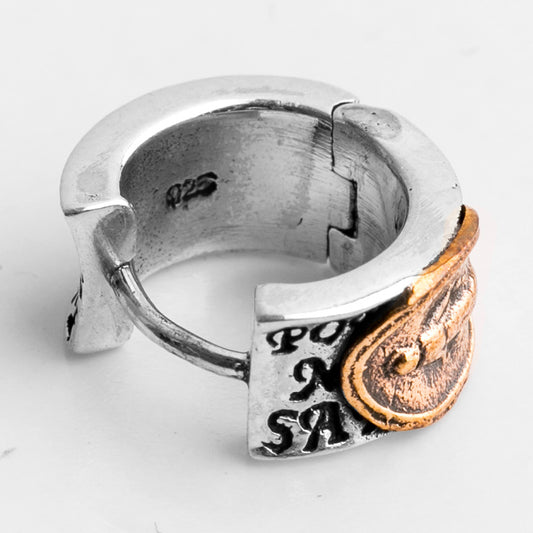 925 シルバー イヤリング 聖母マリア シングル 男性/女性