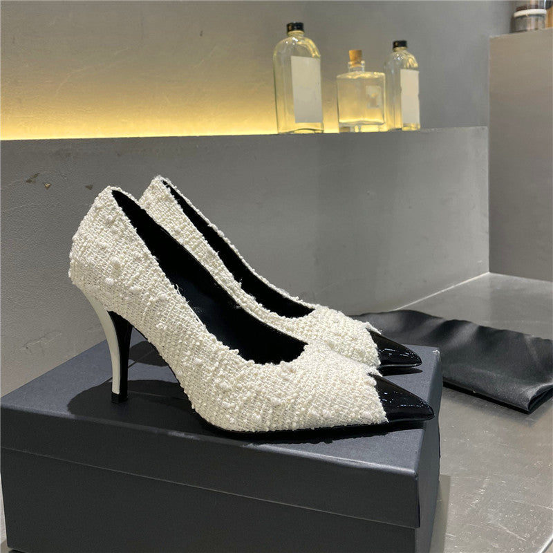 Ladies high heels pointed toe stiletto high heels