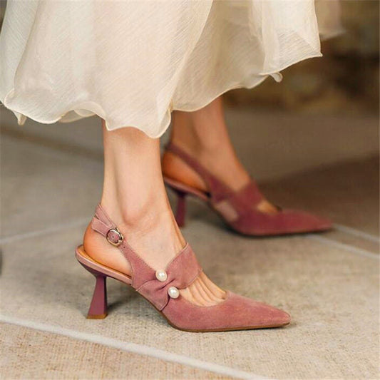 Ladies High Heels Pointed Toe Shoes