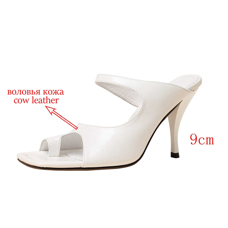 Flip-flop Stiletto Super High Heel Mature Women Sandals