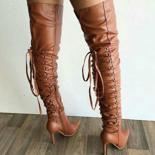 Women Fashion Over The Knee Boots