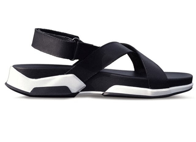 Mens Summer Leisure Straps Sandals Fashion Thick Platform
