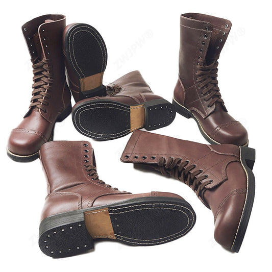 82 101 Airborne Paratroopers Boots shoes Leather High Quality - LiveTrendsX