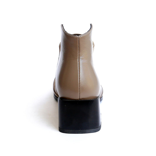 New Fashion Women Ankle boots Genuine Leather Autumn Winter Chelsea Boots Woman Sexy Ladies Work Boots Casual shoes - LiveTrendsX