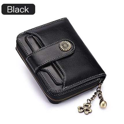 Trend Wallet Female Women Wallet Short Wallet Quality Coin Purse Women Button Purse Quality Flower Hardware 5185H-75 - LiveTrendsX