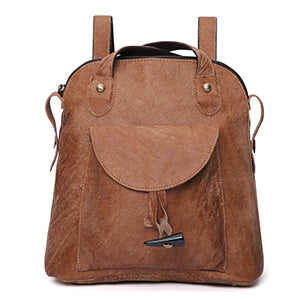 European American style Genuine Leather shoulder bag Vintage fashion lady backpack Multifunctional female large backpacks - LiveTrendsX