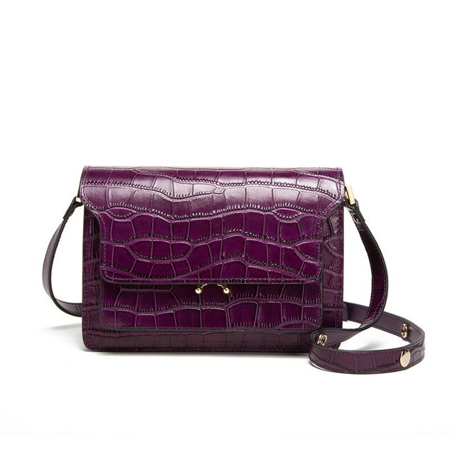 Quality Women Shoulder Bag Purse 100% Genuine Leather Women Crocodile Handbag Luxury Leather Women Bag Very High Quality - LiveTrendsX
