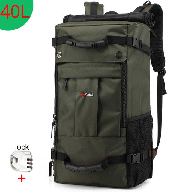 50L Waterproof Travel Backpack Men Women Multifunction 17.3 Laptop Backpacks Male outdoor Luggage Bag mochilas Best quality - LiveTrendsX